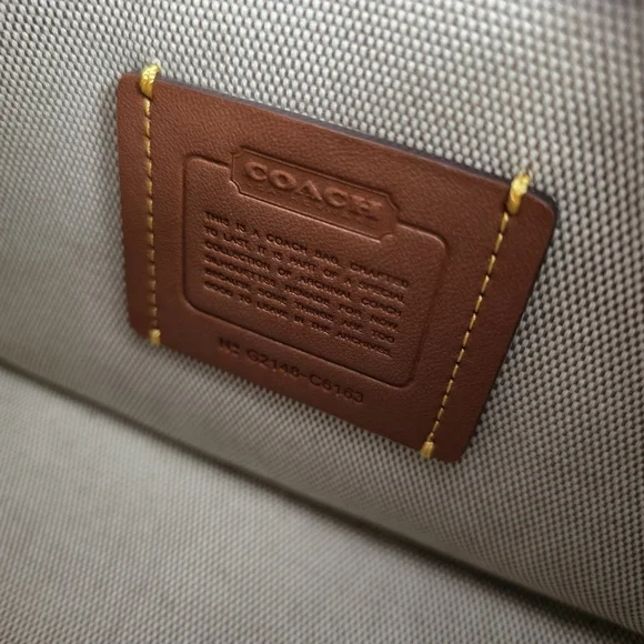 NWT Coach Shearling Swinger Chain Bag - Picture 6 of 7